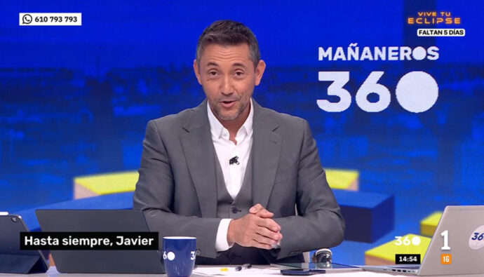 Javier Ruiz se despide de 'Mañaneros 360'