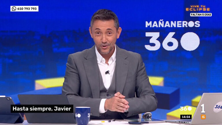 Javier Ruiz se despide de 'Mañaneros 360'
