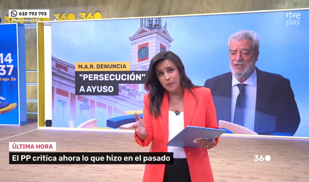 Aida Bao en 'Mañaneros 360'