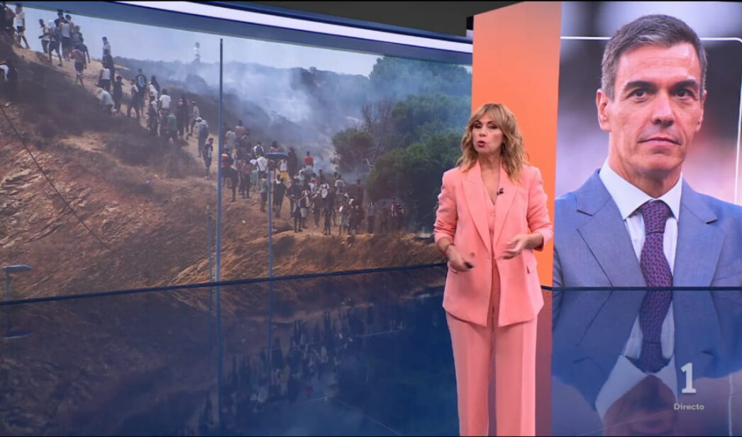 Alejandra Herranz en el 'Telediario'