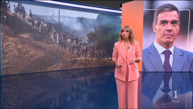 Alejandra Herranz en el 'Telediario'