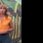 Alejandra Herranz y la señal de TVE en negro
