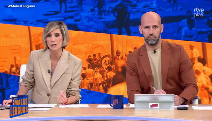 Ane Ibarzabal y Gonzalo Miró en 'Malas Lenguas'