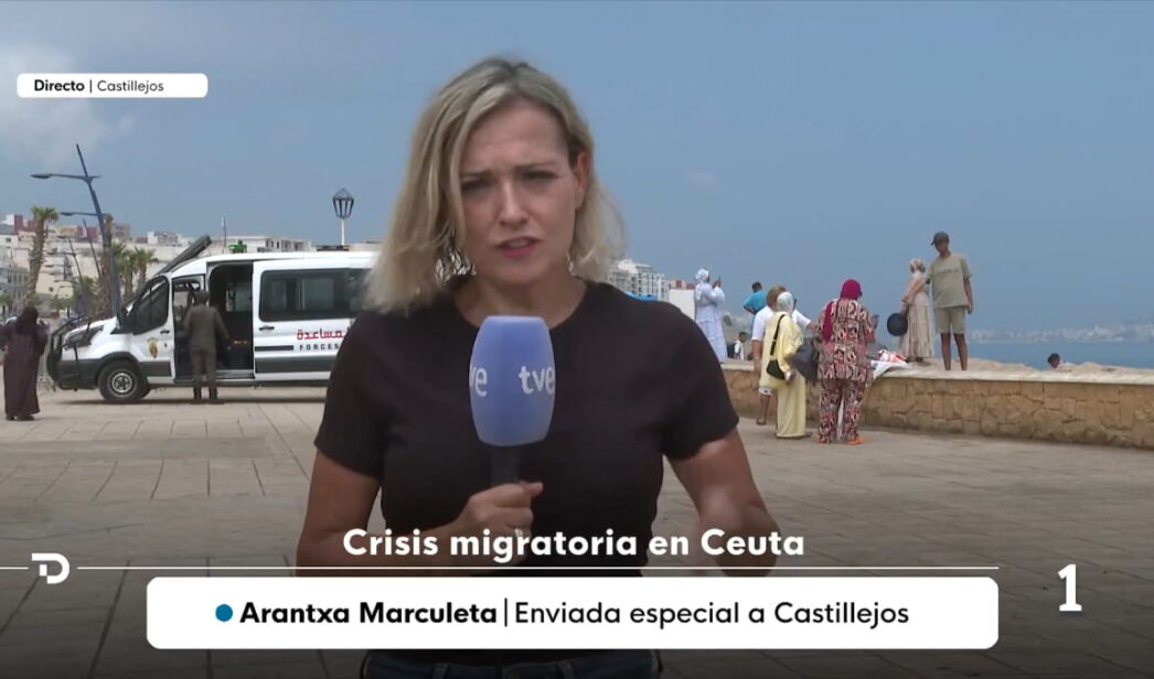 Arantxa Marculeta, corresponsal de TVE en Marruecos