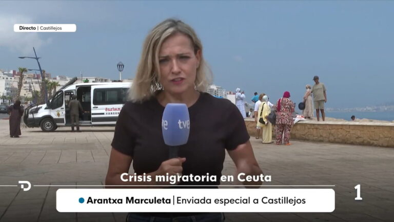 Arantxa Marculeta, corresponsal de TVE en Marruecos