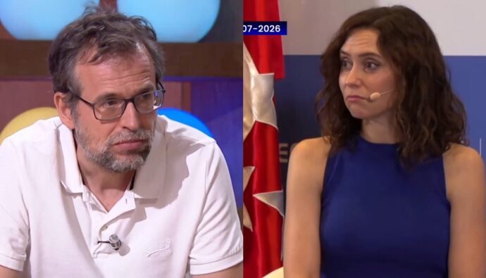 David Fernández y Ayuso en 'Malas Lenguas Noche'.