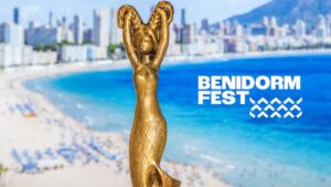 Trofeo de la sirenita del Benidorm Fest