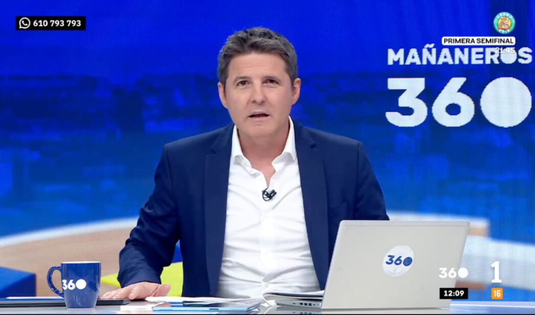 Jesús Cintora en 'Mañaneros 360'