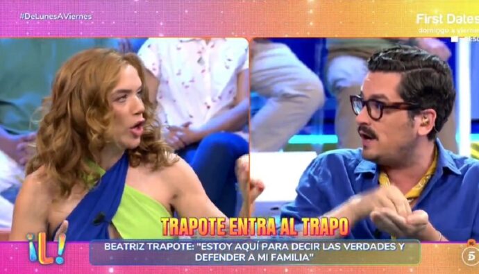 Beatriz Trapote y Sebastián Gallego en 'De lunes a viernes'.