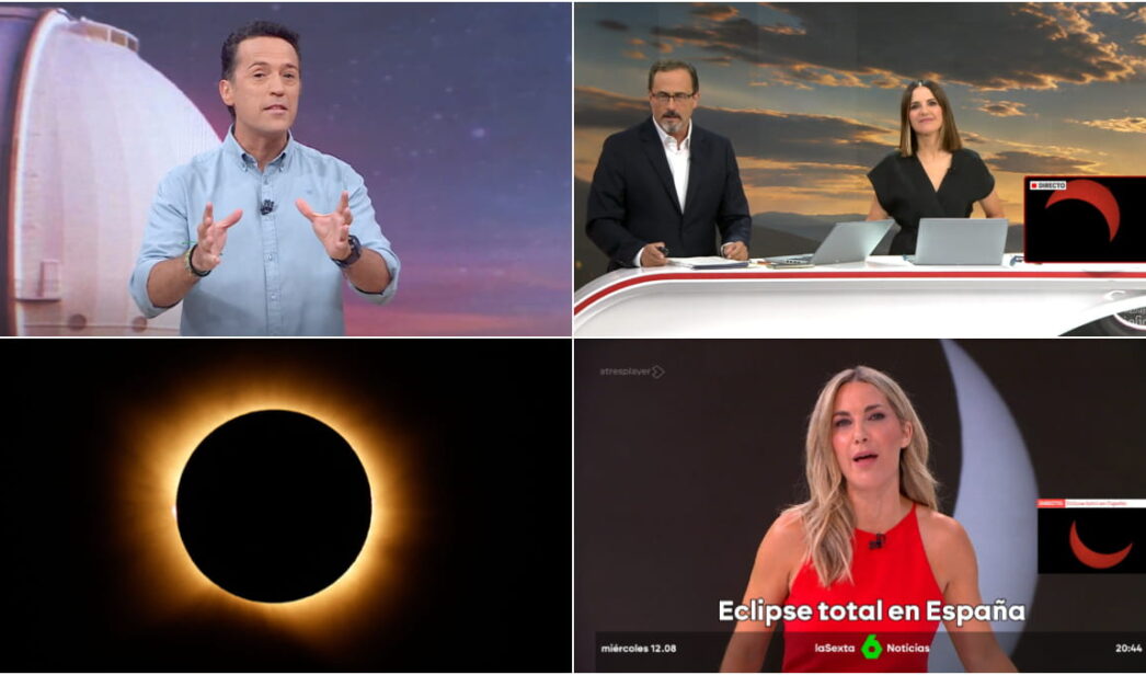 Imagenes de los especiales sobre el eclipse
