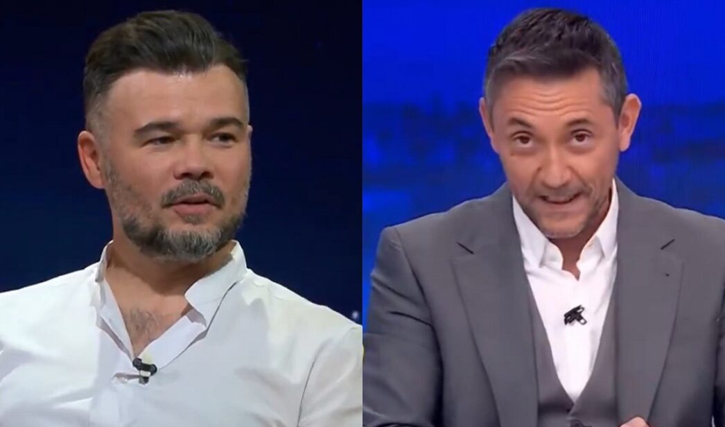 Gabriel Rufián y Javier Ruiz.