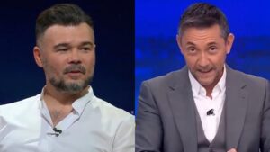 Gabriel Rufián y Javier Ruiz.
