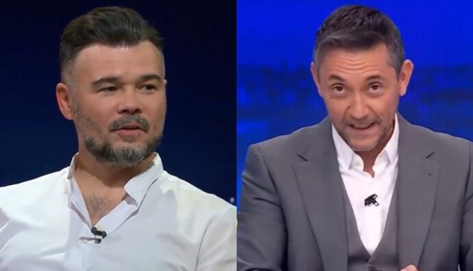Gabriel Rufián y Javier Ruiz.