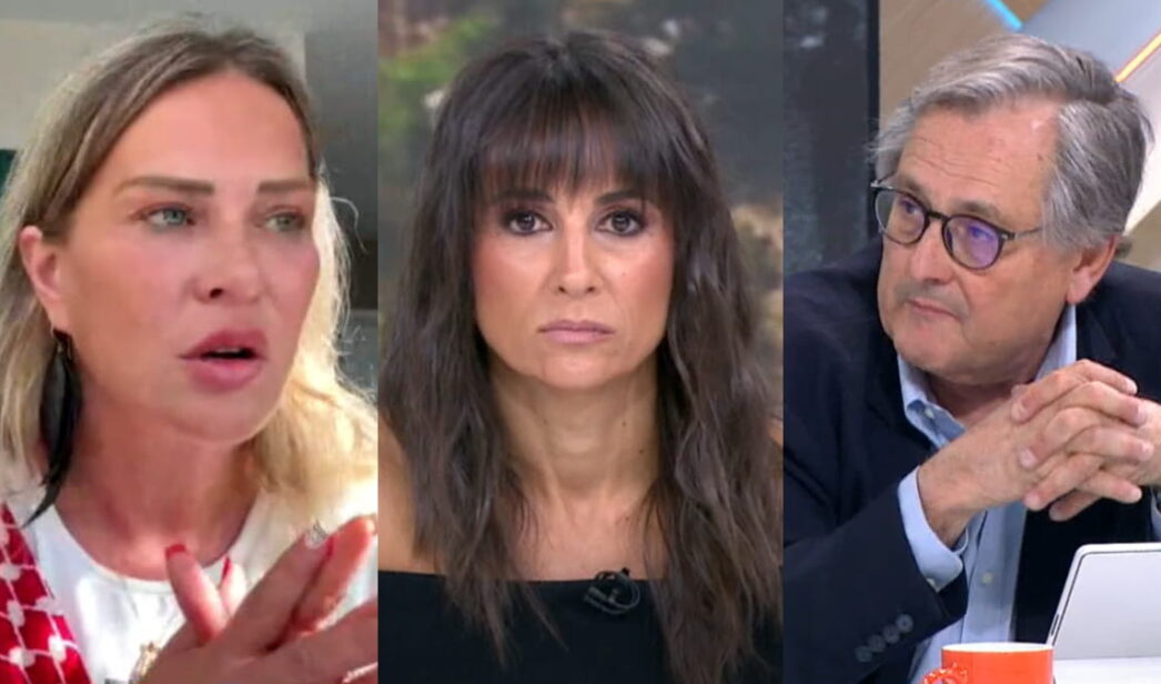Hanan Alcalde, Lorena García y Paco Marhuenda en 'Espejo Público'