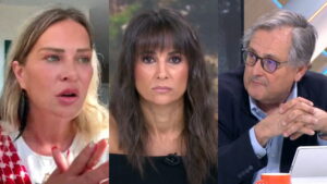 Hanan Alcalde, Lorena García y Paco Marhuenda en 'Espejo Público'