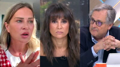 Hanan Alcalde, Lorena García y Paco Marhuenda en 'Espejo Público'