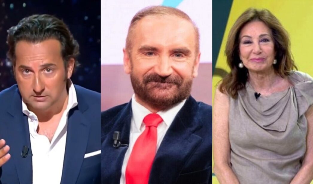 Iker Jiménez, Euprepio Padula y Ana Rosa Quintana.