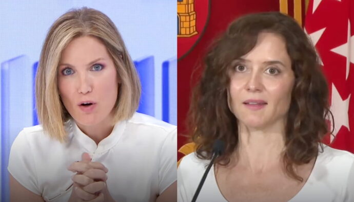 Silvia Intxaurrondo e Isabel Díaz Ayuso