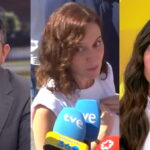 Javier Ruiz, Isabel Díaz Ayuso y Beatriz Zamorano