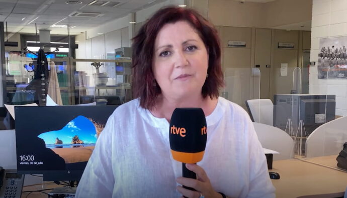 Julia Luna, comentarista de RTVE