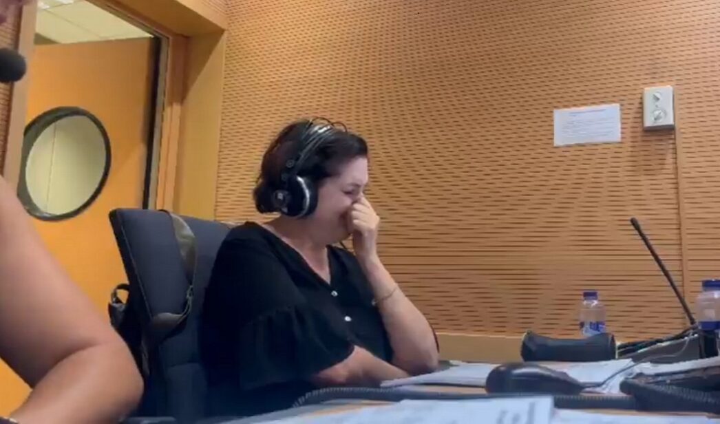 Julia Luna en su última retrasmisión en RTVE.