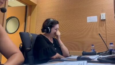 Julia Luna en su última retrasmisión en RTVE.