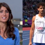 Lourdes García Campos y el atleta israelí Omar Siff