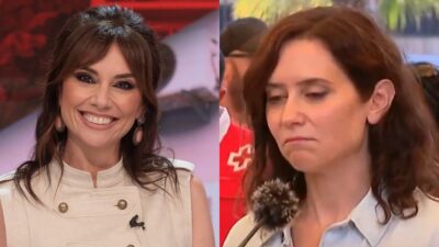 Marta Flich e Isabel Díaz Ayuso.