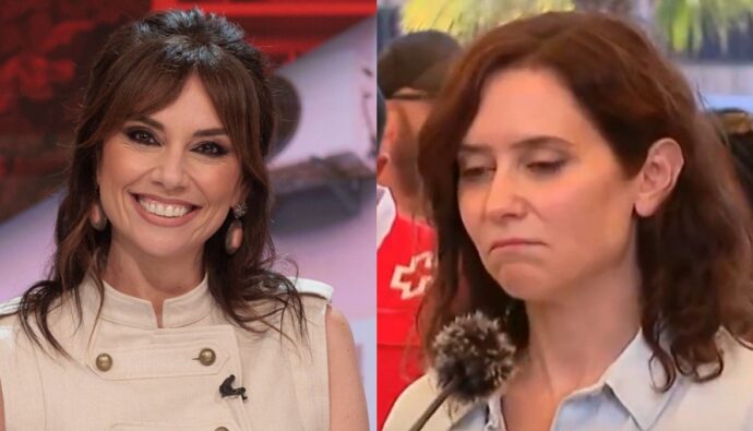 Marta Flich e Isabel Díaz Ayuso.