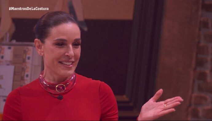 Raquel Sánchez Silva en 'Maestros de la costura'.