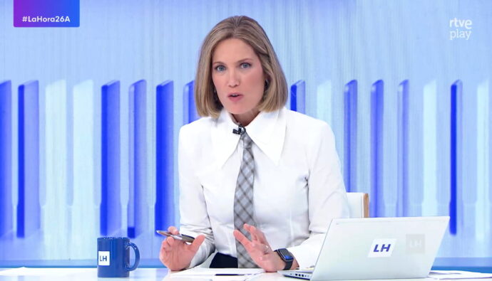 Silvia Intxaurrondo en 'La Hora de La 1'
