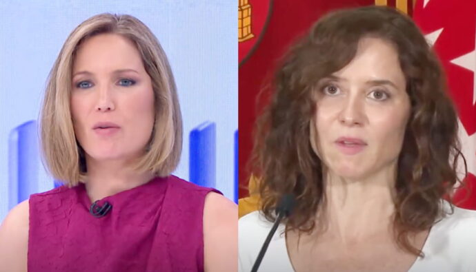 Silvia Intxaurrondo e Isabel Díaz Ayuso