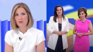 Silvia Intxaurrondo, Aida Bao y Adela González