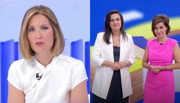Silvia Intxaurrondo, Aida Bao y Adela González