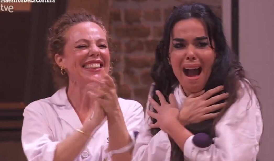 Silvia Marty y Beatriz Luengo en la final de 'Maestros de la costura celebrity'.