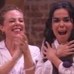 Silvia Marty y Beatriz Luengo en la final de 'Maestros de la costura celebrity'.