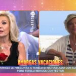 Terelu Campos y Rosa Benito en 'De lunes a viernes'.