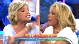 Terelu Campos y Lydia Lozano en 'De lunes a viernes'.
