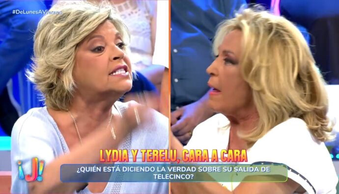 Terelu Campos y Lydia Lozano en 'De lunes a viernes'.