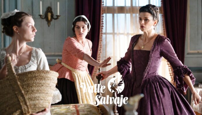 Bárbara, Luisa y Victoria en 'Valle Salvaje'
