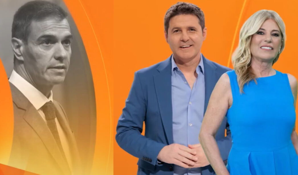 Jesús Cintora y Esther Palomera entrevistan a Pedro Sánchez en TVE