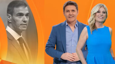 Jesús Cintora y Esther Palomera entrevistan a Pedro Sánchez en TVE