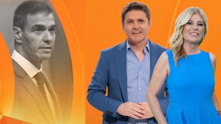 Jesús Cintora y Esther Palomera entrevistan a Pedro Sánchez en TVE