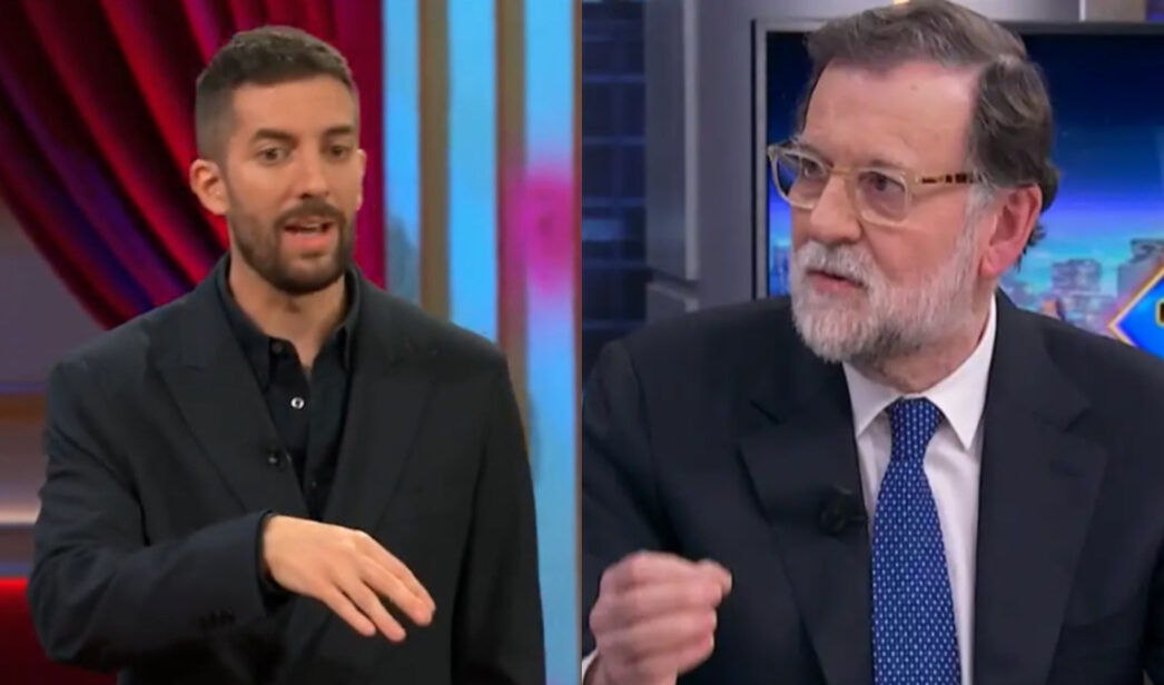 David Broncano y Mariano Rajoy