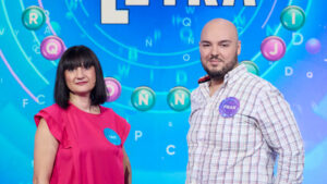 Lilit Manukyan y Fran González, primeros concursantes de 'Rueda la Letra'