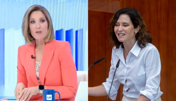 Silvia Intxaurrondo e Isabel Díaz Ayuso