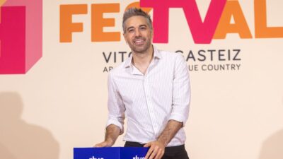 Dani Martínez, en la presentación de 'Hitster'