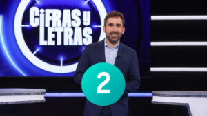 Aitor Albizua en 'Cifras y Letras' y logo de La 2