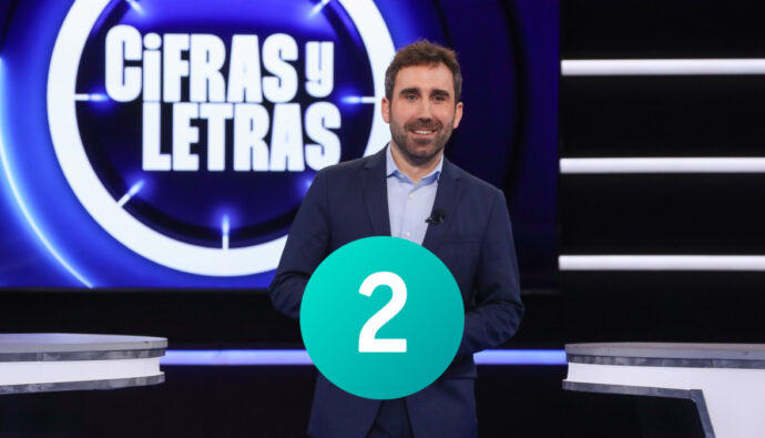 Aitor Albizua en 'Cifras y Letras' y logo de La 2