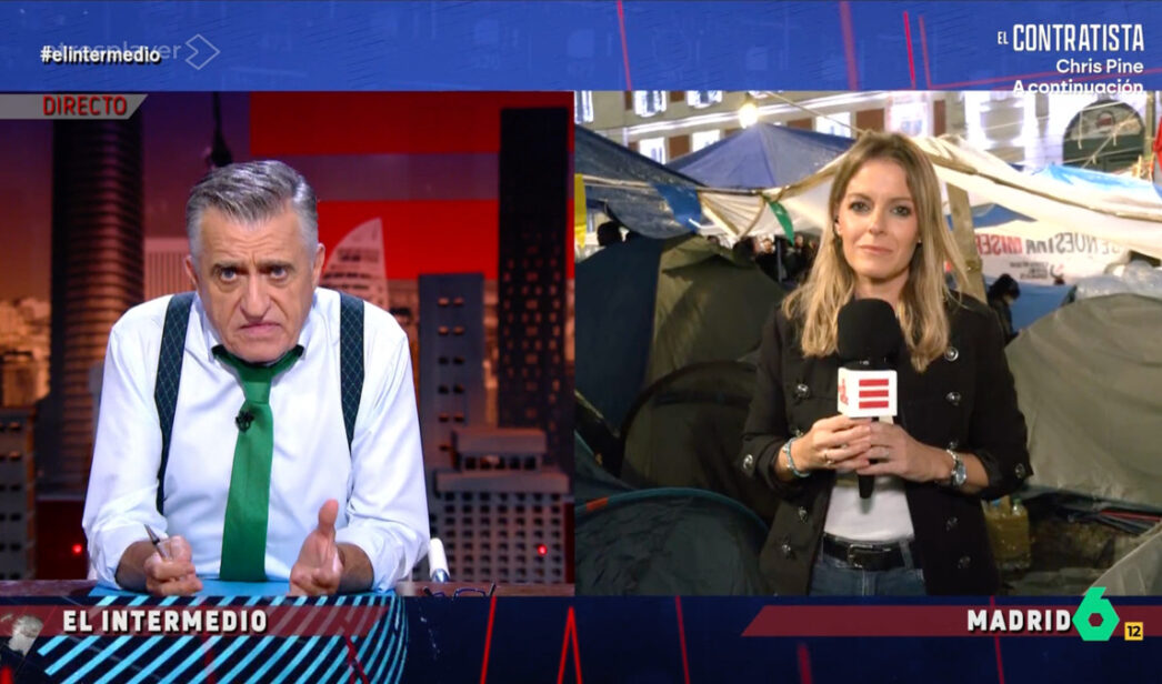El Gran Wyoming y Andrea Ropero en 'El Intermedio'